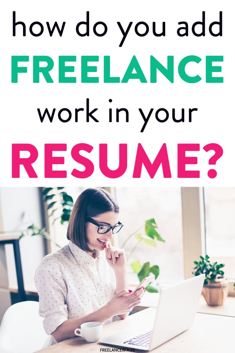 How Do You Put Freelance To A Resume? Your Freelance Resume ...