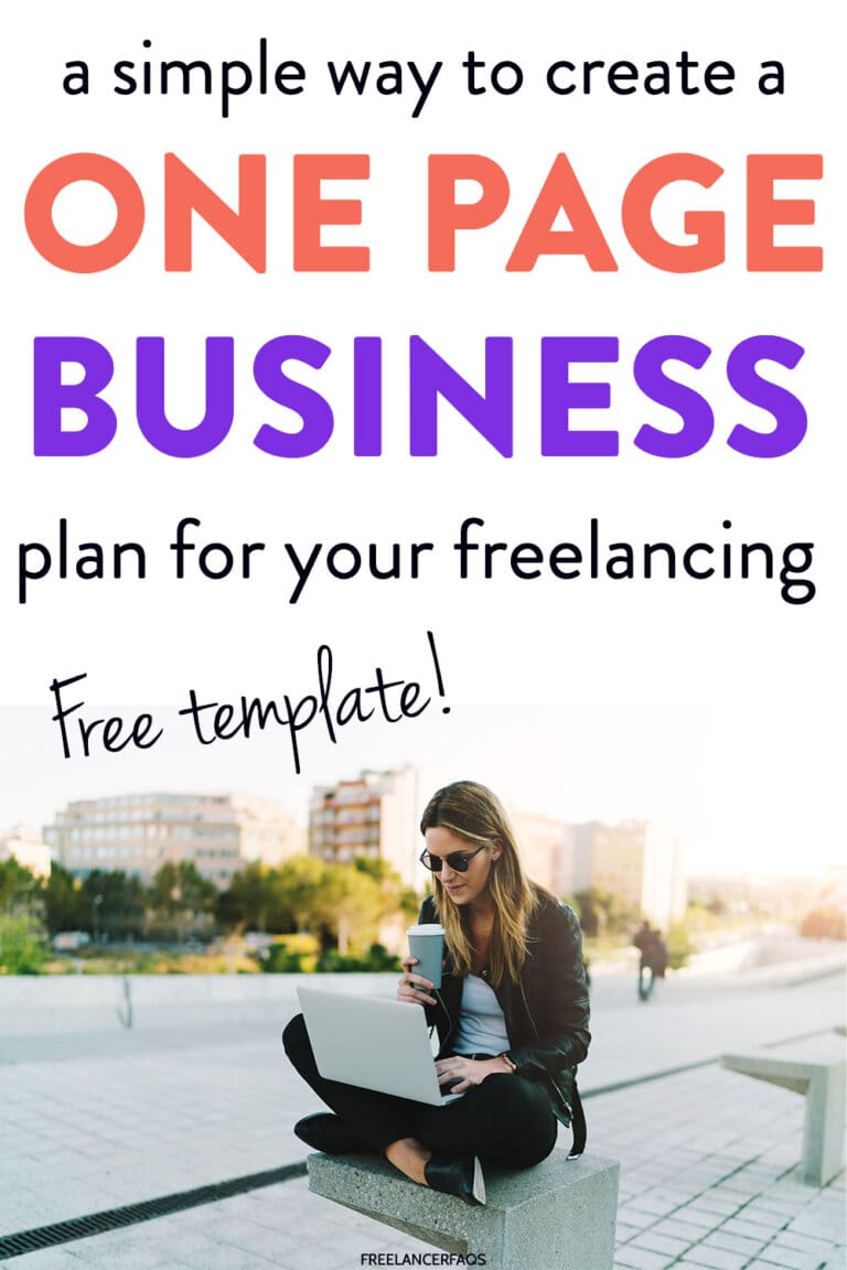 how-do-you-create-a-one-page-business-plan-template-freelancer-faqs